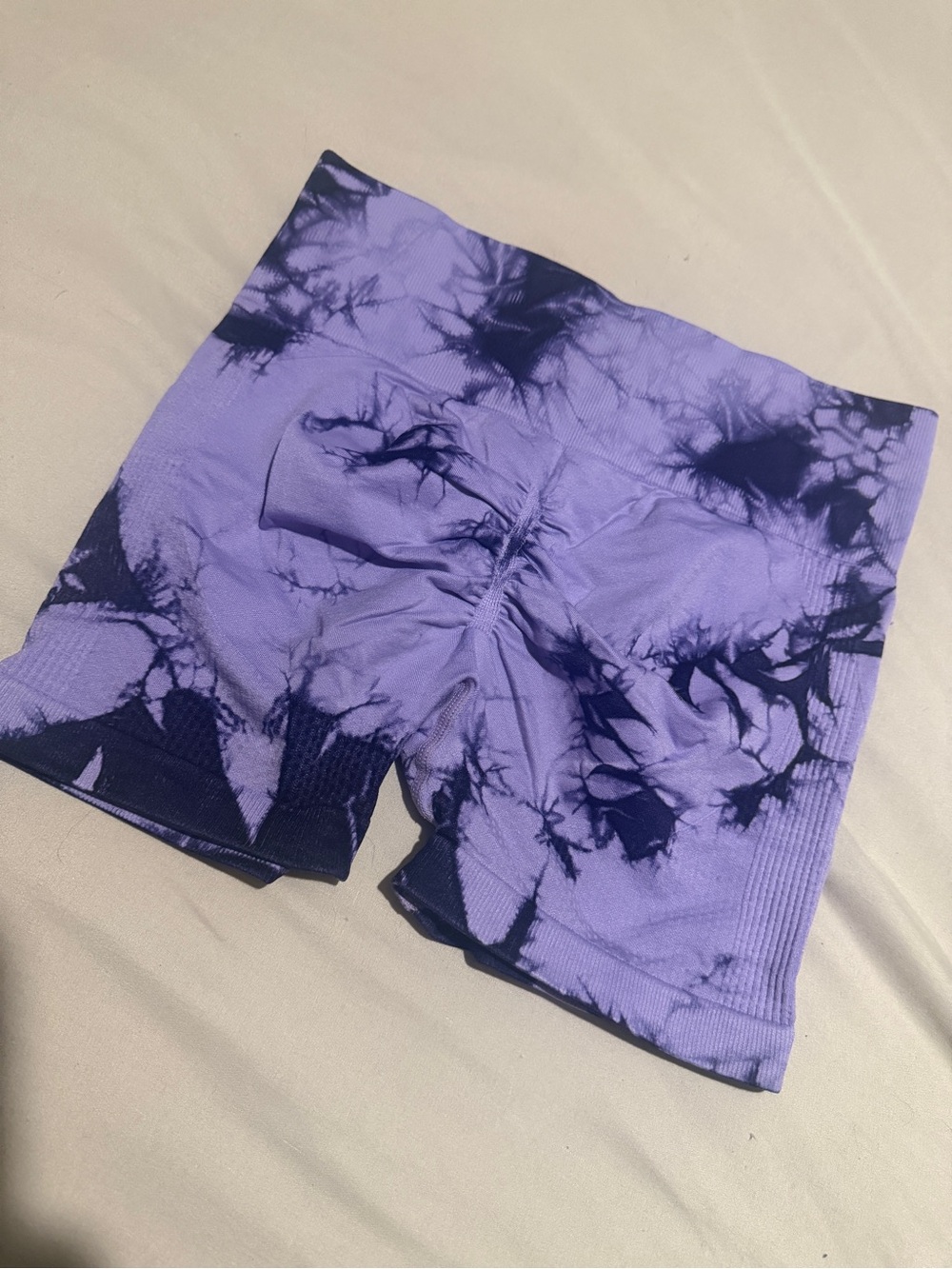 Tie-Dye Purple Shorts